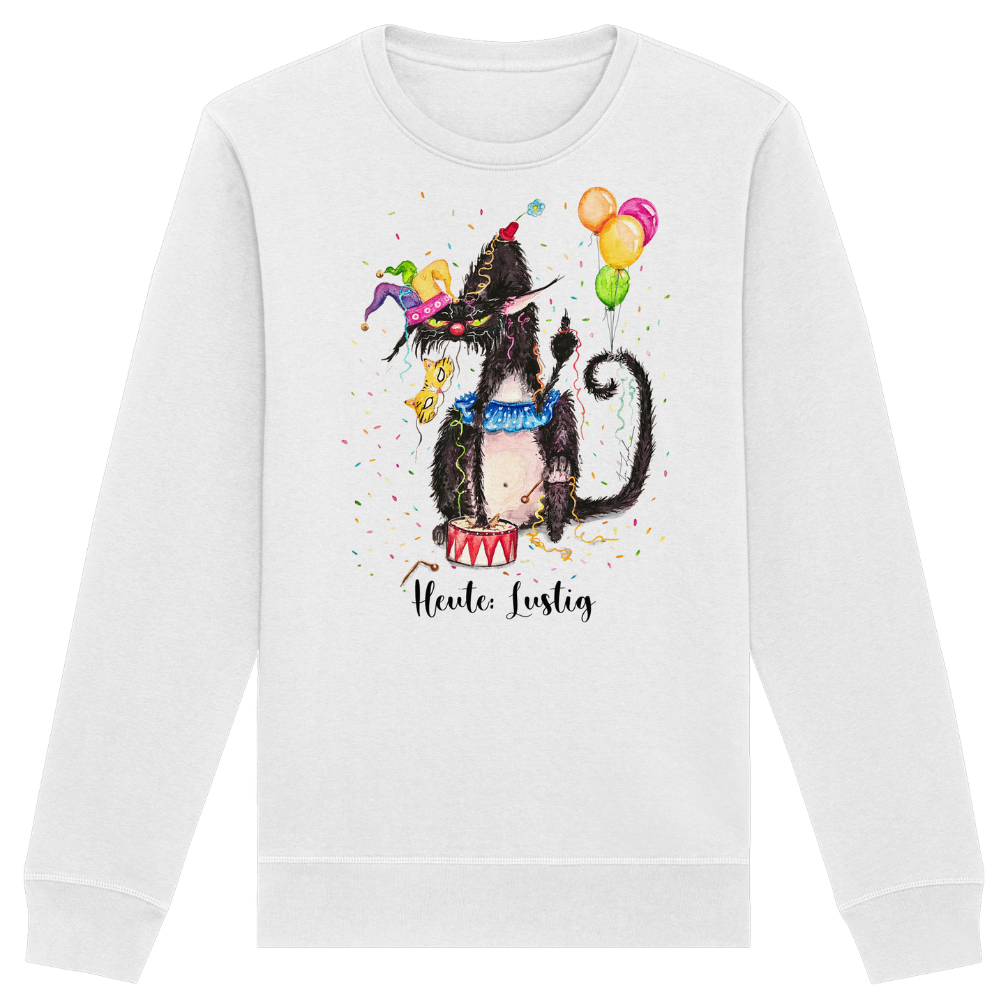 Lustige F*U-Cat  - Organic Basic Unisex Sweatshirt