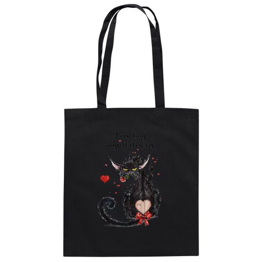 Feministische Valentins - F**U-Cat  - Organic Cotton Bag