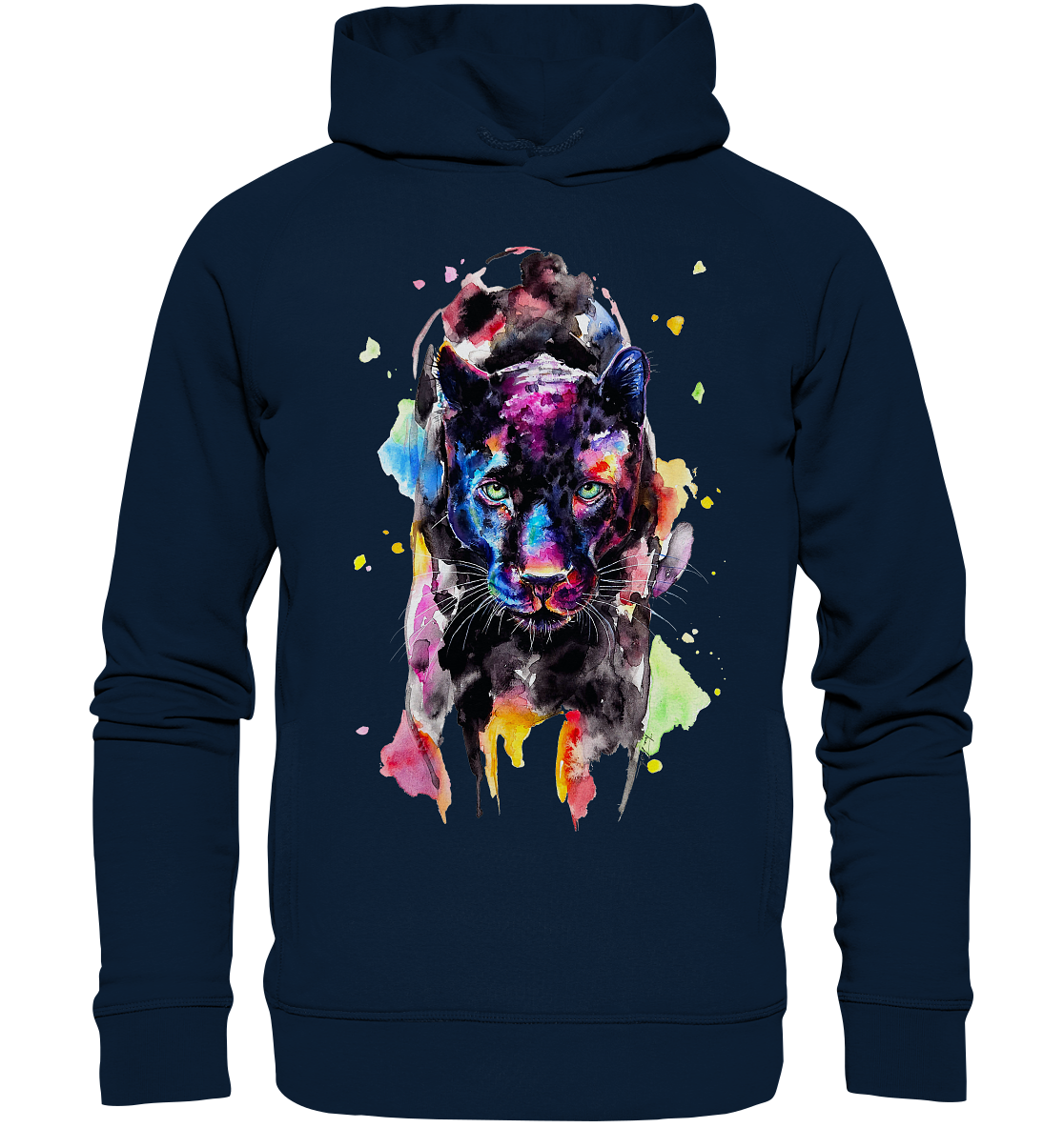 Schwarzer Panther - Organic Fashion Hoodie