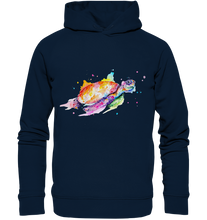 Lade das Bild in den Galerie-Viewer, Bunte Meeresschildkröte - Organic Fashion Hoodie
