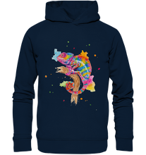 Lade das Bild in den Galerie-Viewer, Buntes Chamäleon  - Organic Fashion Hoodie
