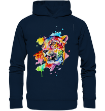 Lade das Bild in den Galerie-Viewer, Bunter Leopard  - Organic Fashion Hoodie

