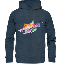 Lade das Bild in den Galerie-Viewer, Bunte Meeresschildkröte - Organic Fashion Hoodie
