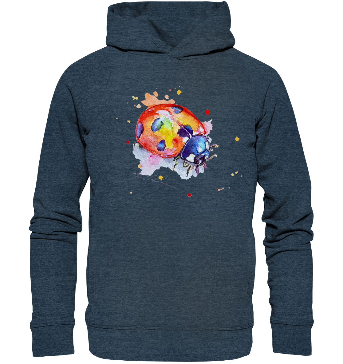Bunter Marienkäfer - Organic Fashion Hoodie