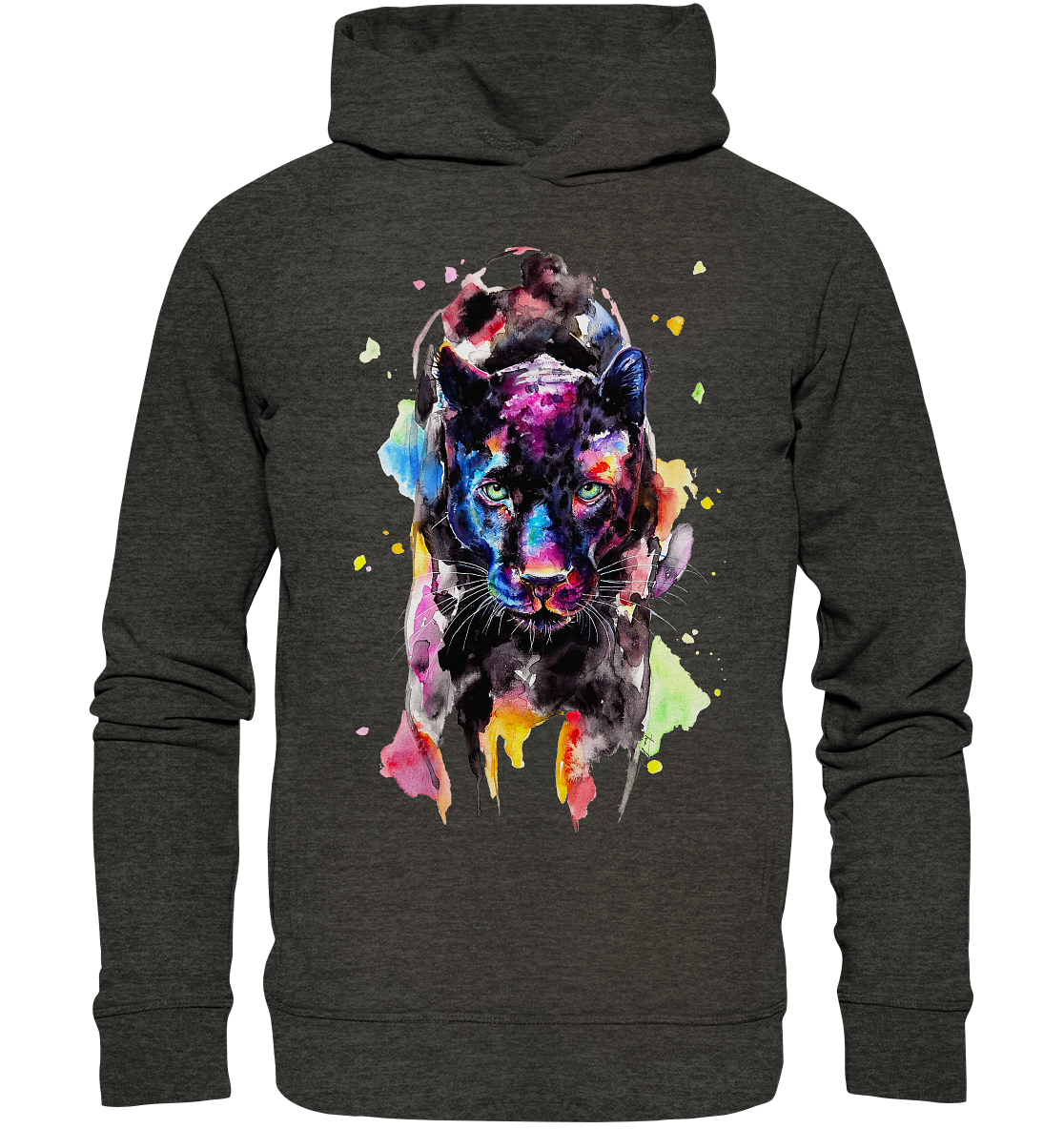 Schwarzer Panther - Organic Fashion Hoodie