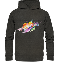 Lade das Bild in den Galerie-Viewer, Bunte Meeresschildkröte - Organic Fashion Hoodie
