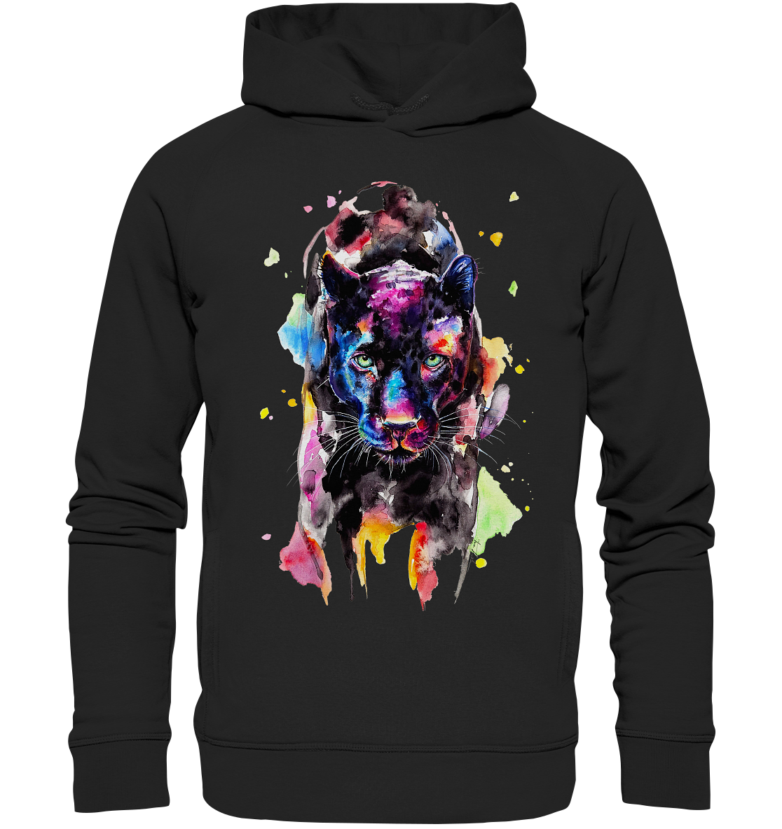 Schwarzer Panther - Organic Fashion Hoodie