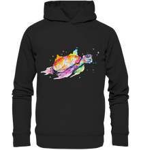 Lade das Bild in den Galerie-Viewer, Bunte Meeresschildkröte - Organic Fashion Hoodie
