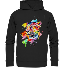Lade das Bild in den Galerie-Viewer, Bunter Leopard  - Organic Fashion Hoodie
