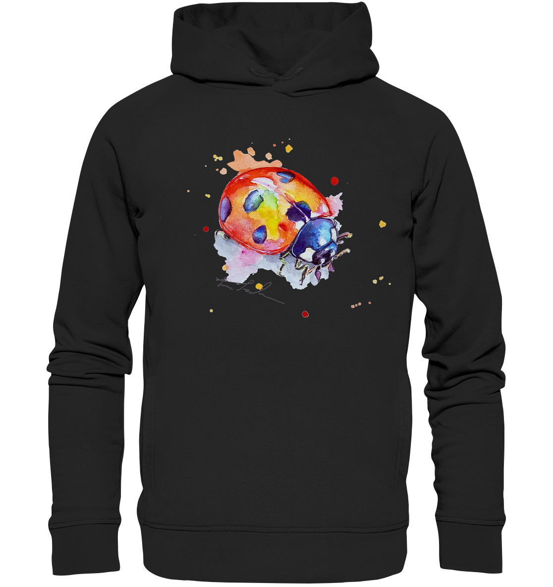 Bunter Marienkäfer - Organic Fashion Hoodie