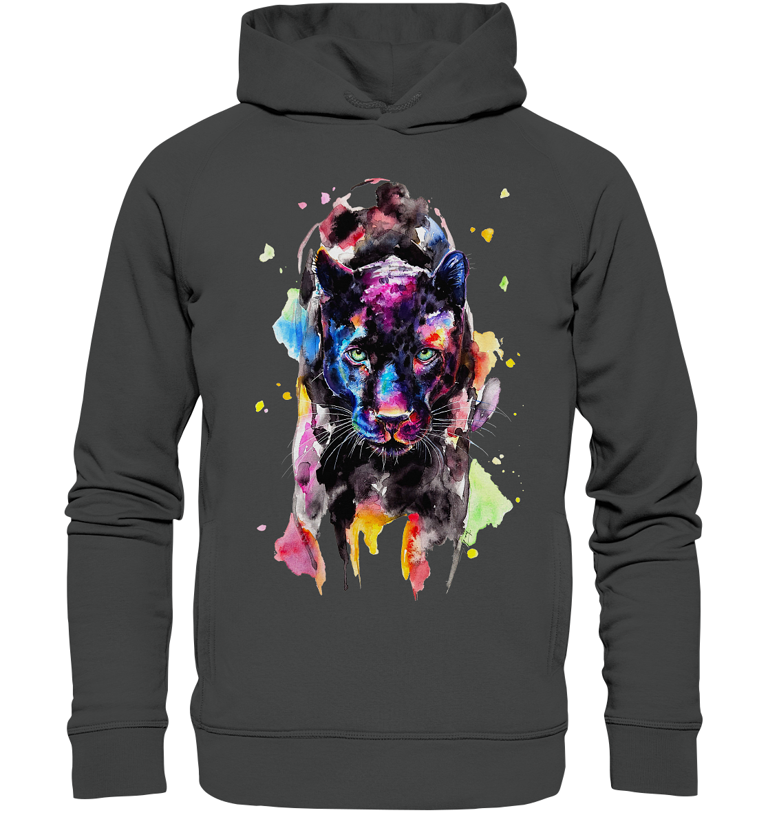 Schwarzer Panther - Organic Fashion Hoodie