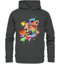 Lade das Bild in den Galerie-Viewer, Bunter Leopard  - Organic Fashion Hoodie
