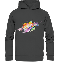 Lade das Bild in den Galerie-Viewer, Bunte Meeresschildkröte - Organic Fashion Hoodie
