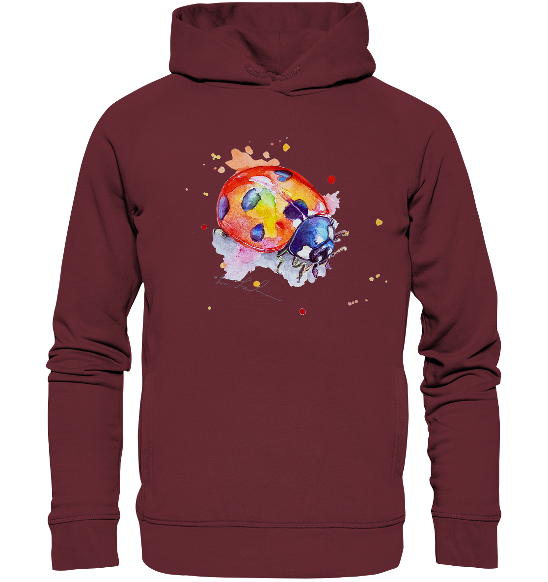 Bunter Marienkäfer - Organic Fashion Hoodie