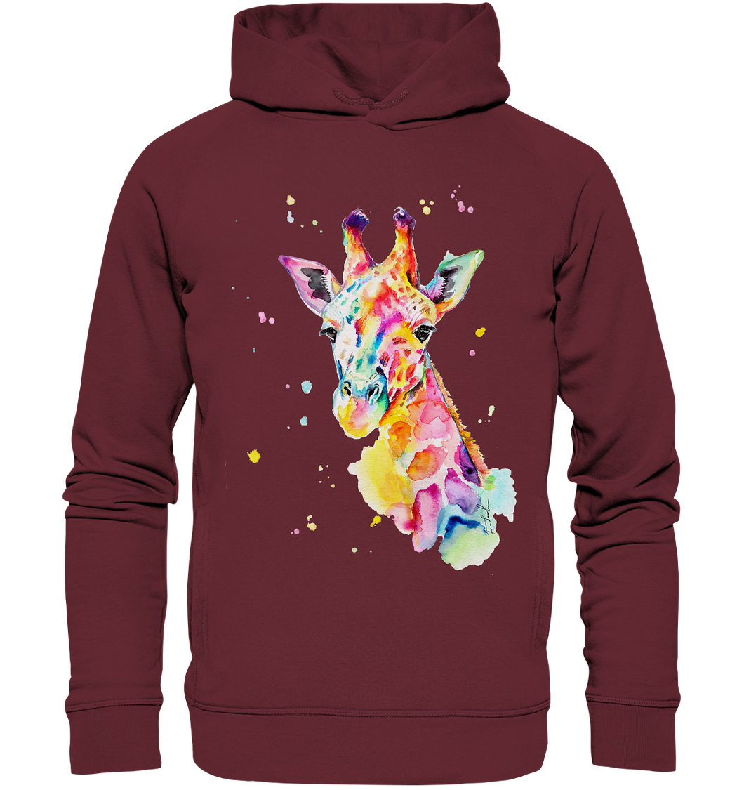 Bunte Giraffe - Organic Fashion Hoodie