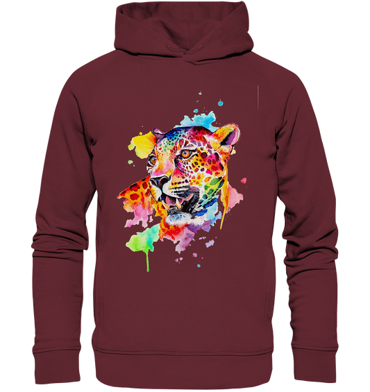 Bunter Leopard  - Organic Fashion Hoodie
