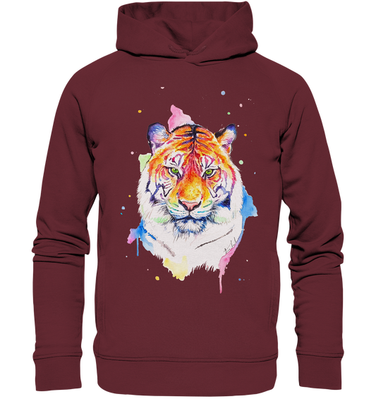 Bunter Tiger - Organic Fashion Hoodie