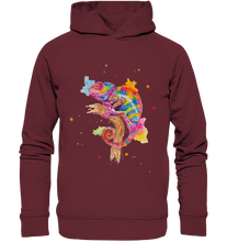Lade das Bild in den Galerie-Viewer, Buntes Chamäleon  - Organic Fashion Hoodie
