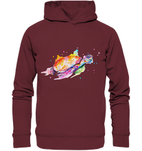 Lade das Bild in den Galerie-Viewer, Bunte Meeresschildkröte - Organic Fashion Hoodie
