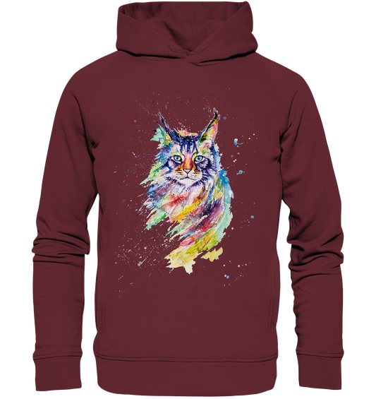 Bunte Katze - Organic Fashion Hoodie