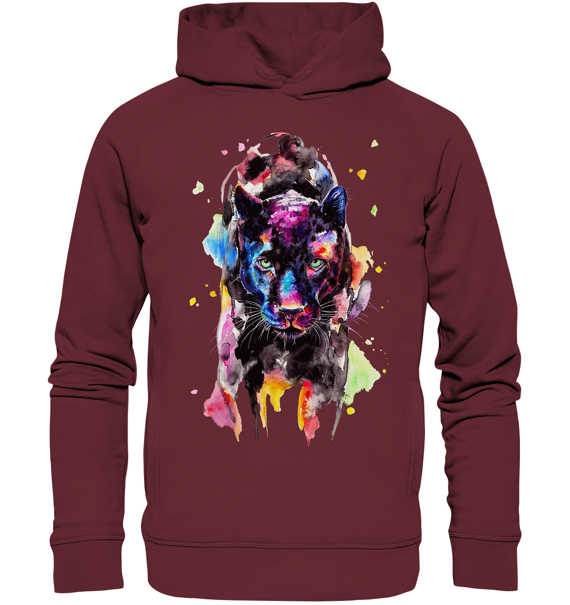 Schwarzer Panther - Organic Fashion Hoodie