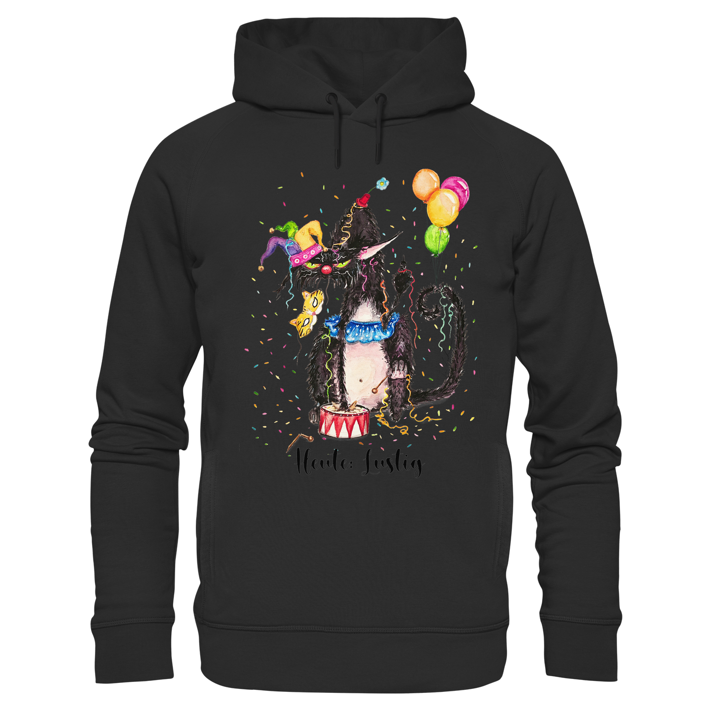 Lustige F*U-Cat  - Organic Fashion Hoodie