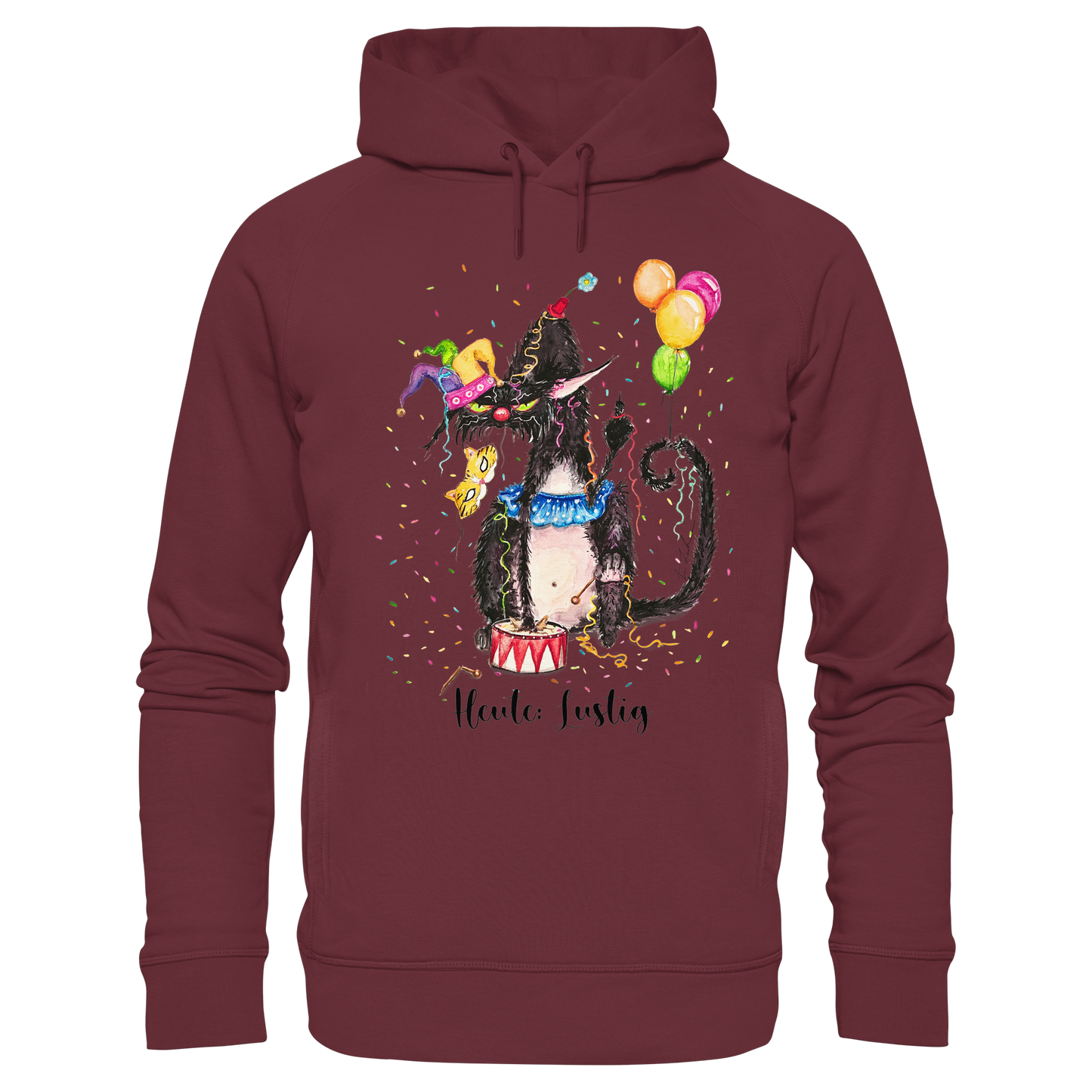 Lustige F*U-Cat  - Organic Fashion Hoodie
