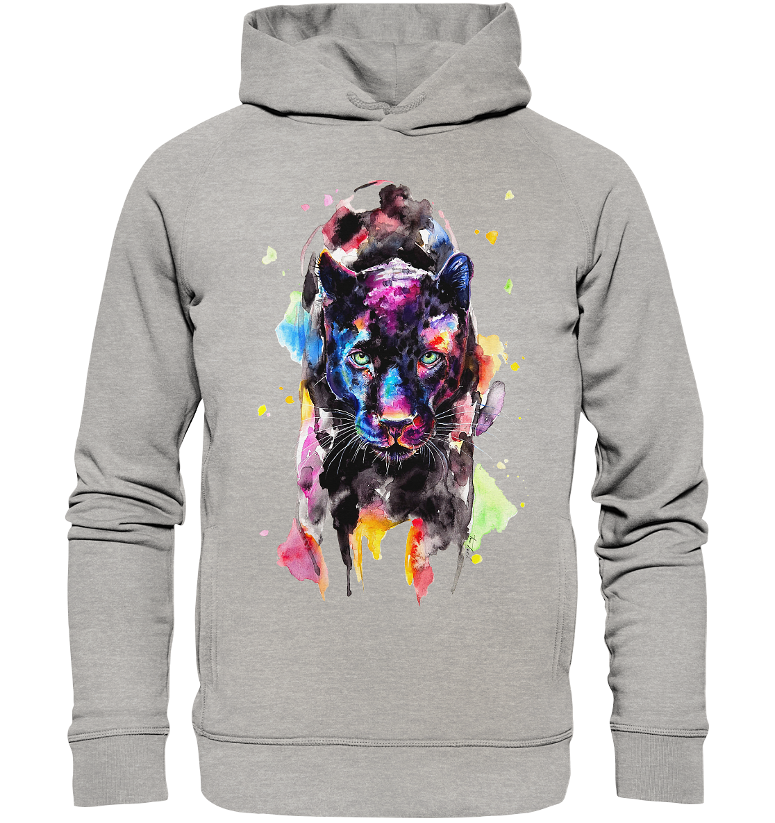 Schwarzer Panther - Organic Fashion Hoodie