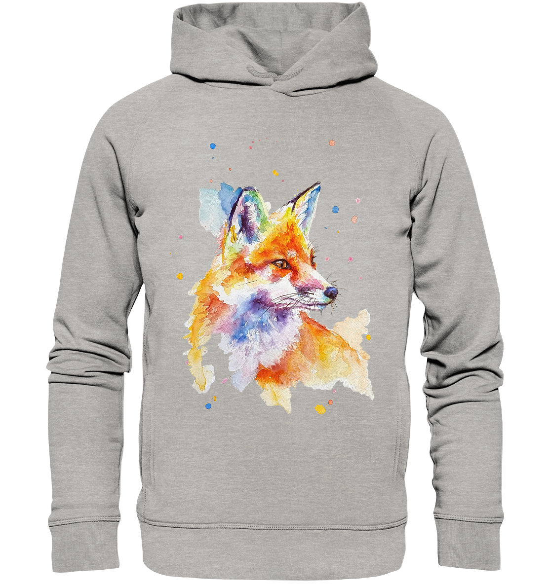 Bunter Fuchs - Organic Fashion Hoodie