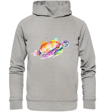Lade das Bild in den Galerie-Viewer, Bunte Meeresschildkröte - Organic Fashion Hoodie
