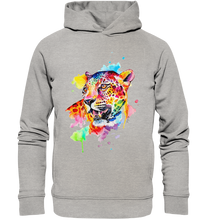 Lade das Bild in den Galerie-Viewer, Bunter Leopard  - Organic Fashion Hoodie
