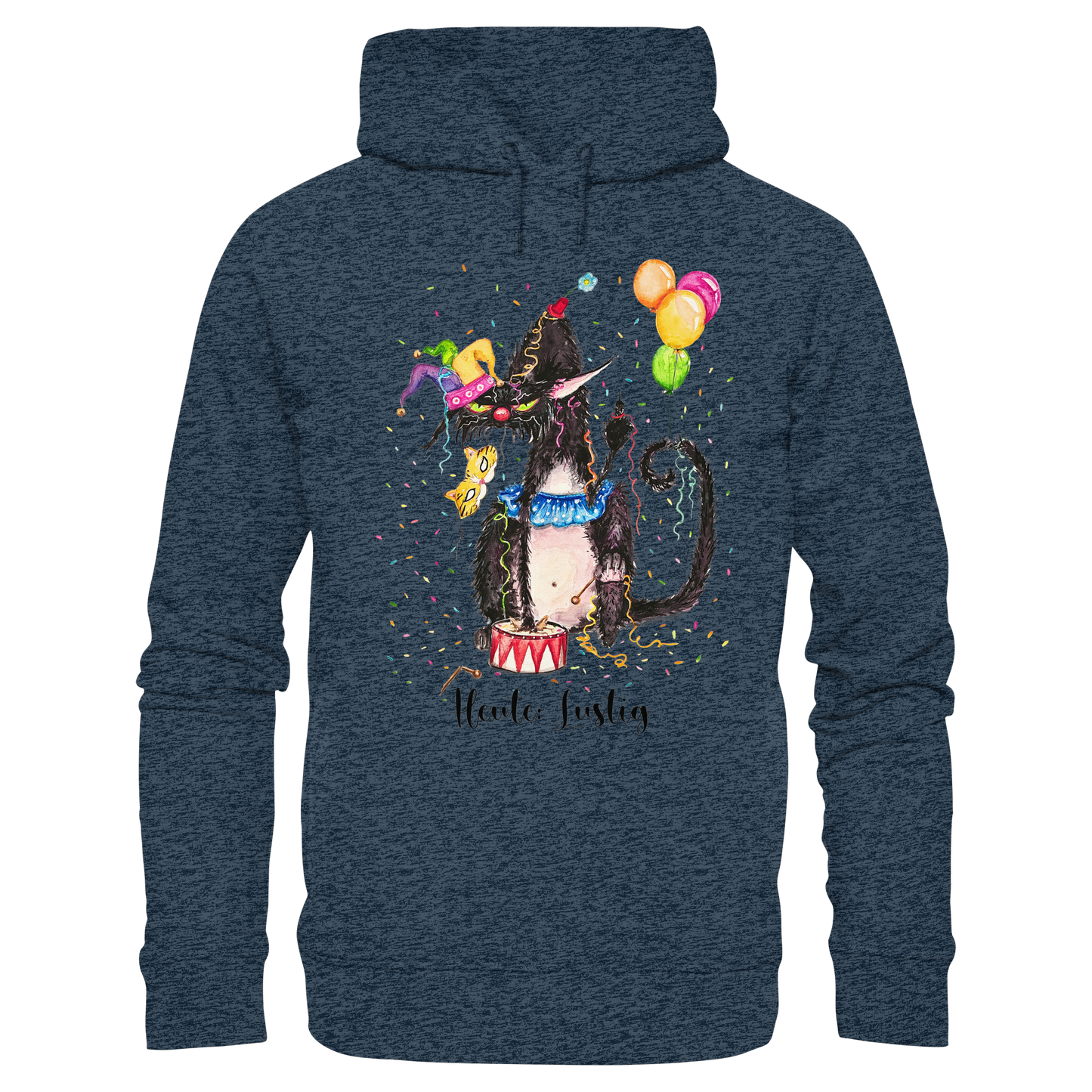 Lustige F*U-Cat  - Organic Fashion Hoodie