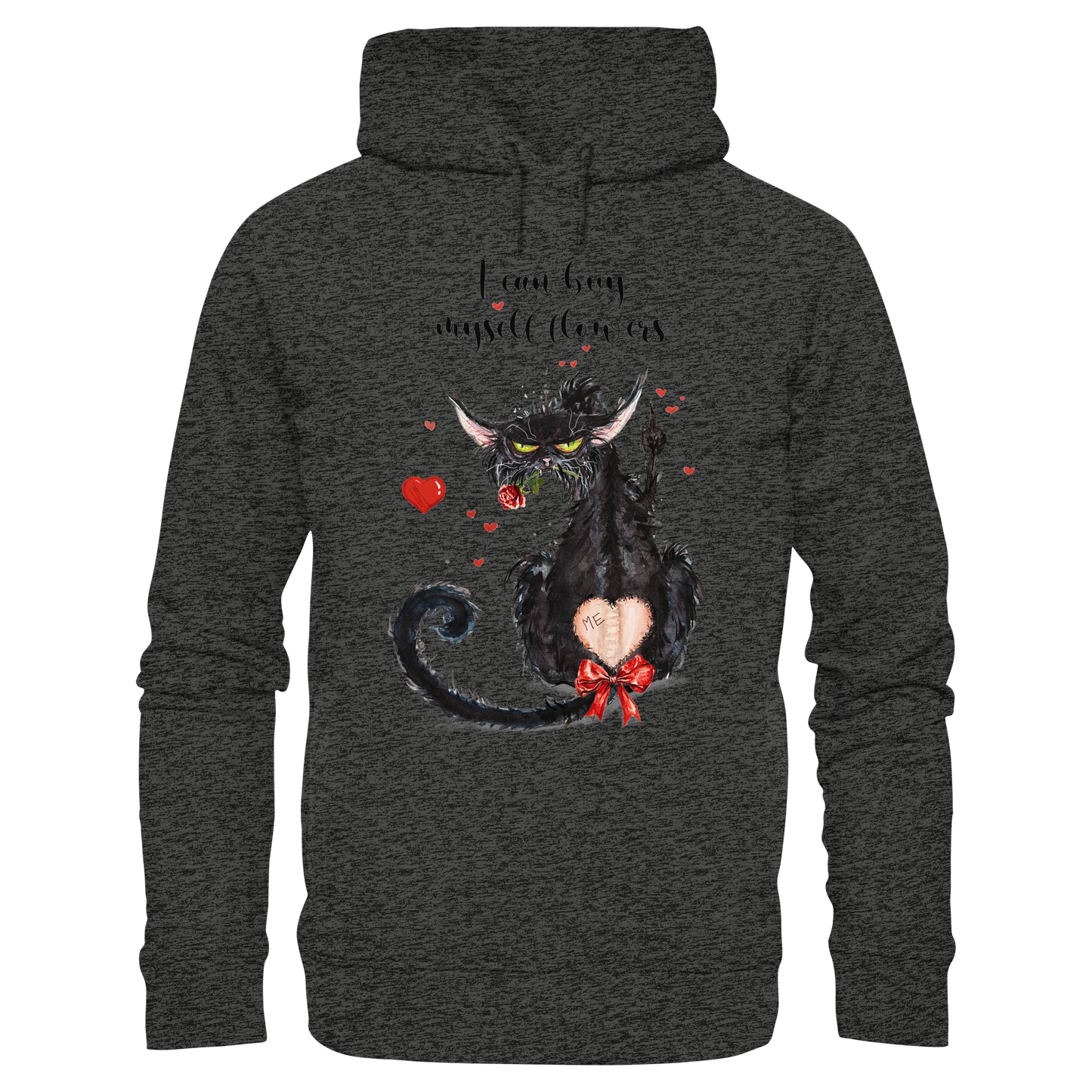 Feministische Valentins - F**U-Cat  - Organic Fashion Hoodie