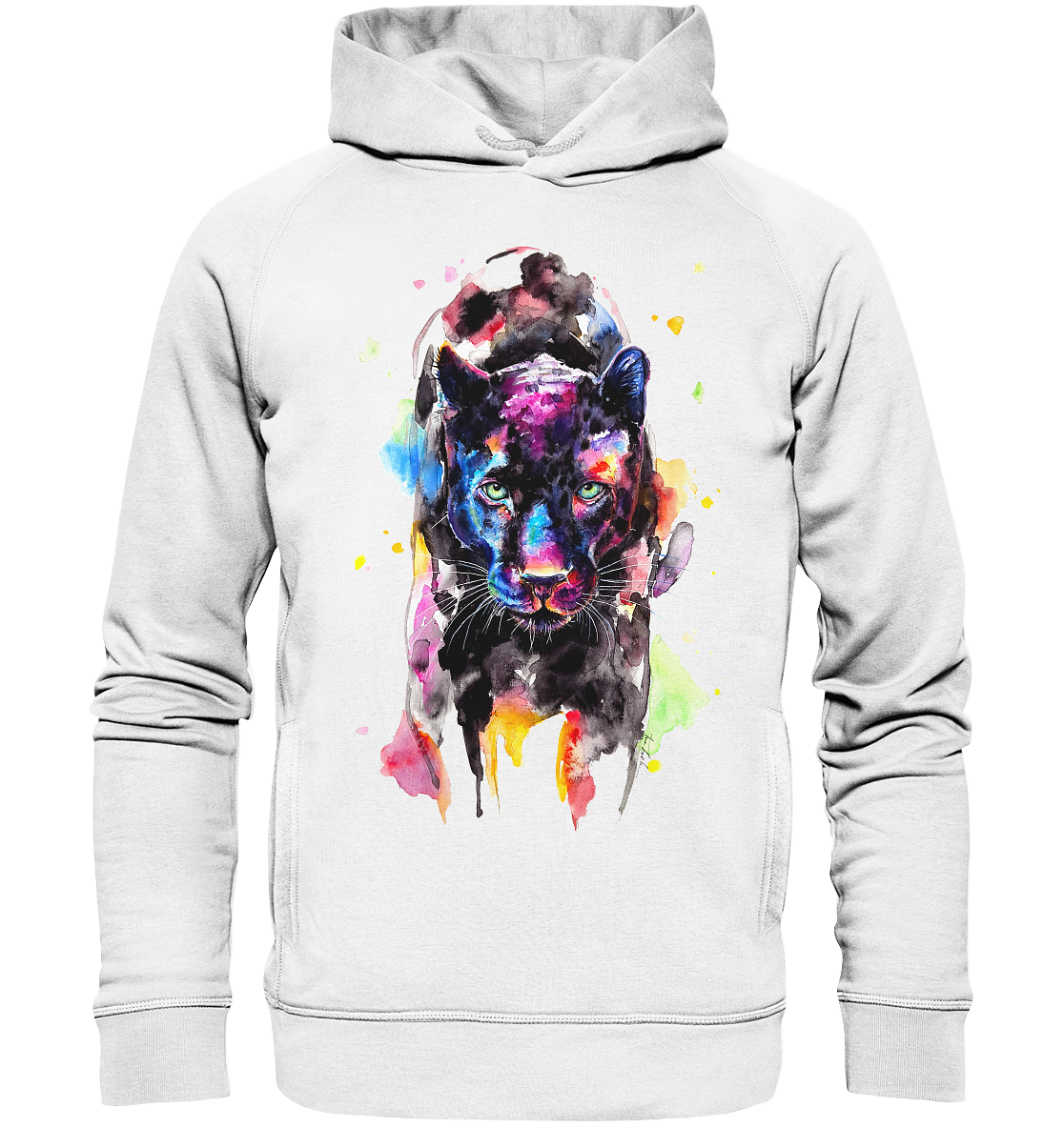 Schwarzer Panther - Organic Fashion Hoodie