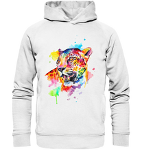 Lade das Bild in den Galerie-Viewer, Bunter Leopard  - Organic Fashion Hoodie

