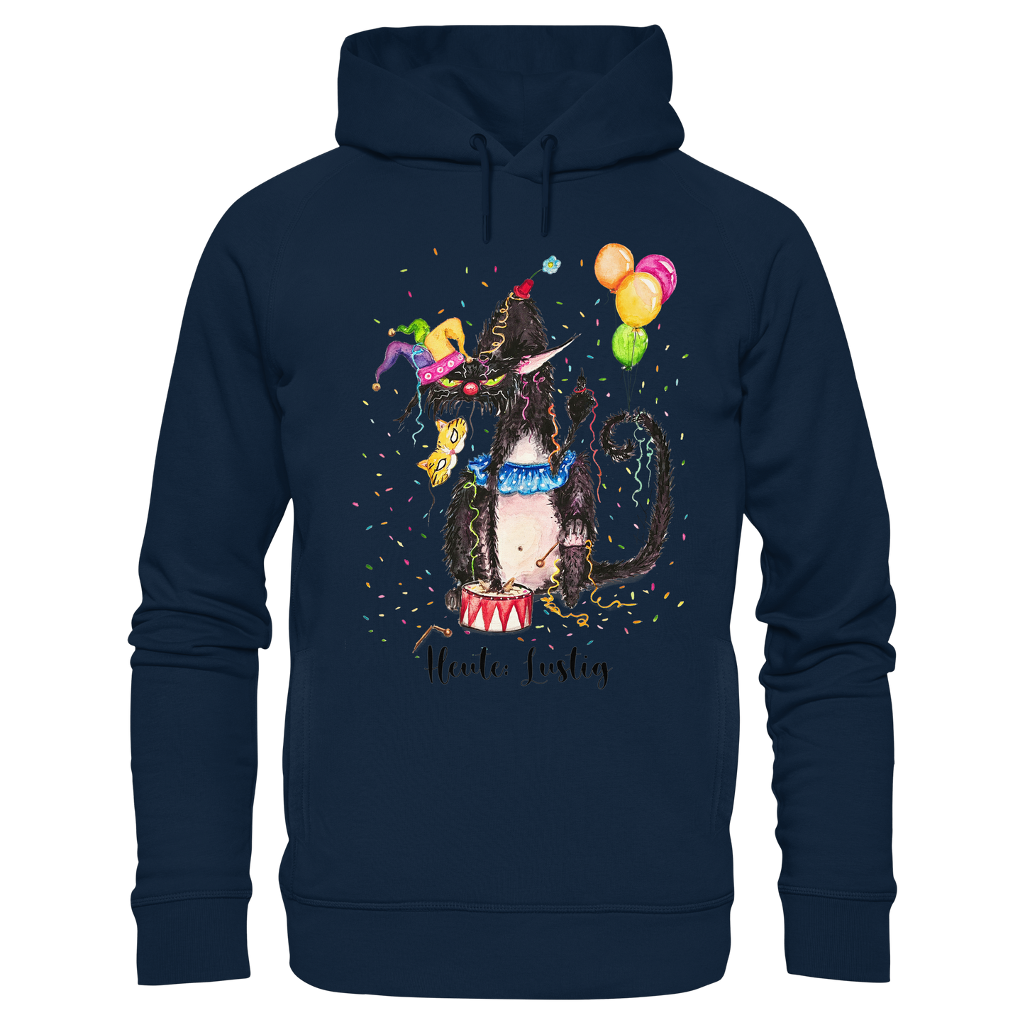 Lustige F*U-Cat  - Organic Fashion Hoodie