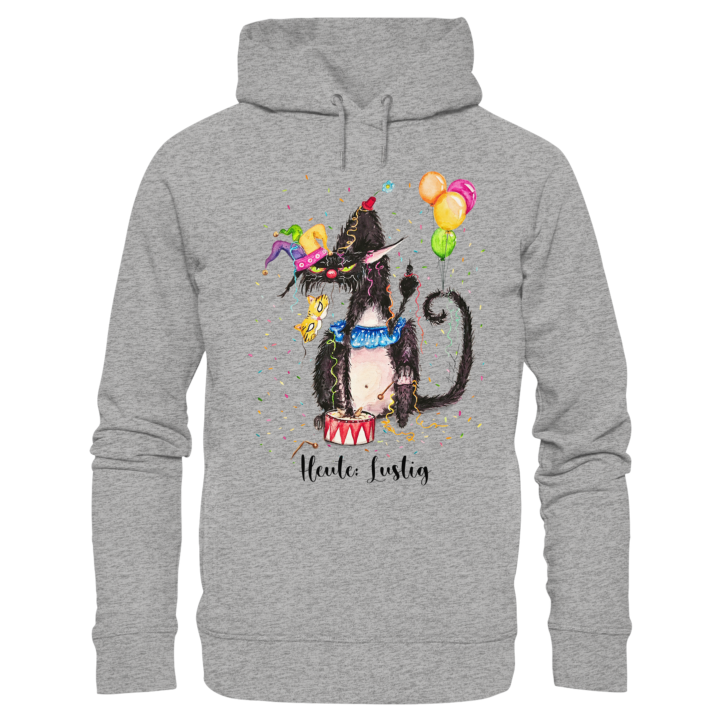 Lustige F*U-Cat  - Organic Fashion Hoodie