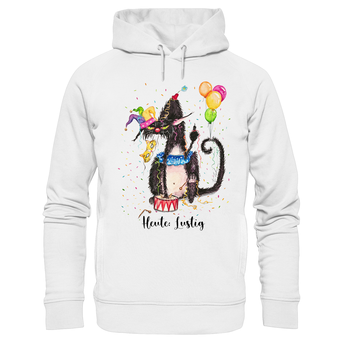 Lustige F*U-Cat  - Organic Fashion Hoodie