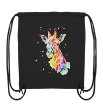 Lade das Bild in den Galerie-Viewer, Bunte Giraffe - Organic Gym-Bag
