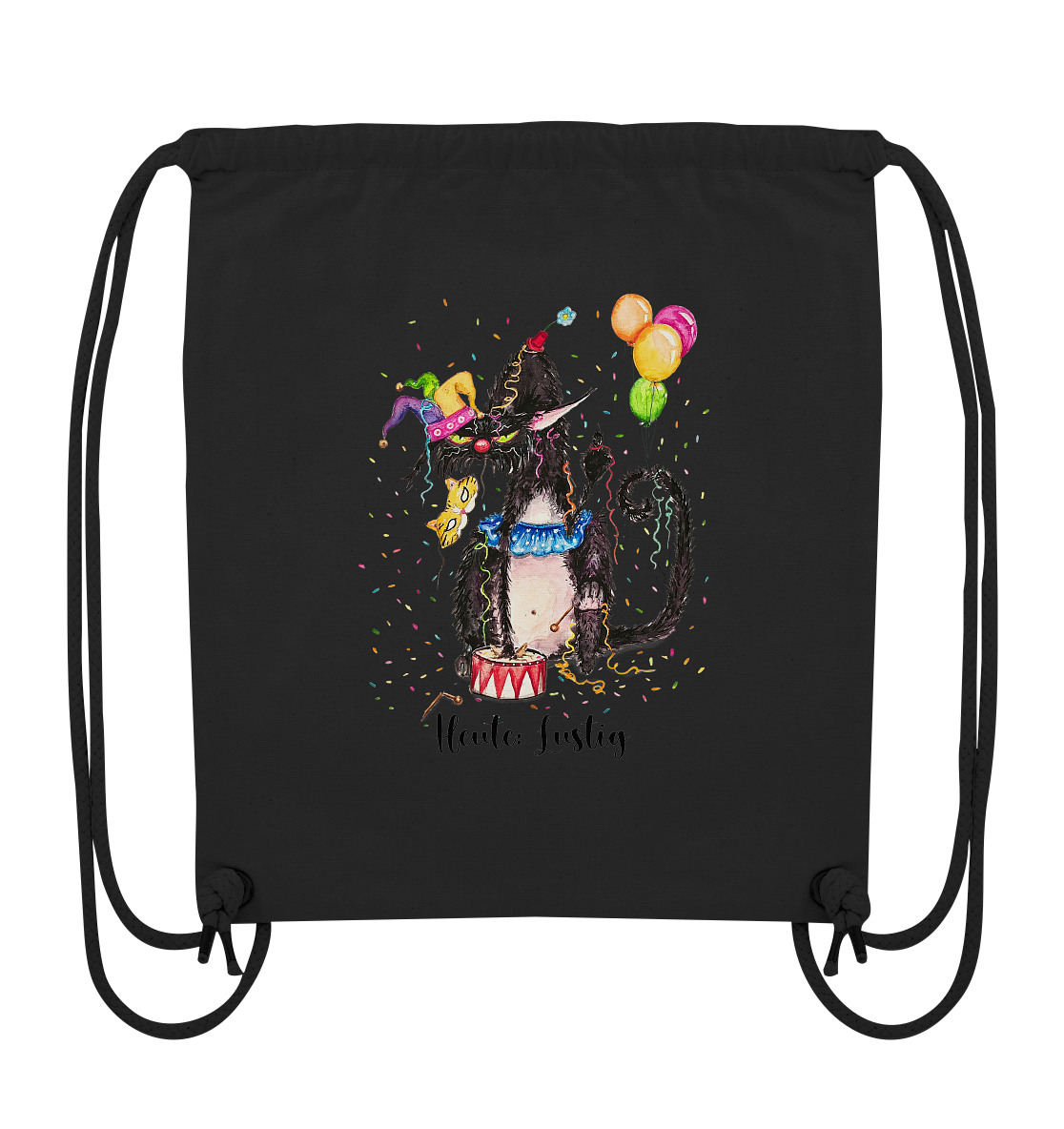 Lustige F*U-Cat  - Organic Gym-Bag