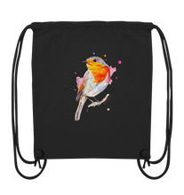 Lade das Bild in den Galerie-Viewer, Buntes Rotkehlchen - Organic Gym-Bag
