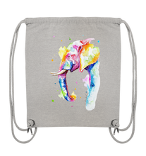 Lade das Bild in den Galerie-Viewer, Bunter Elefant - Organic Gym-Bag
