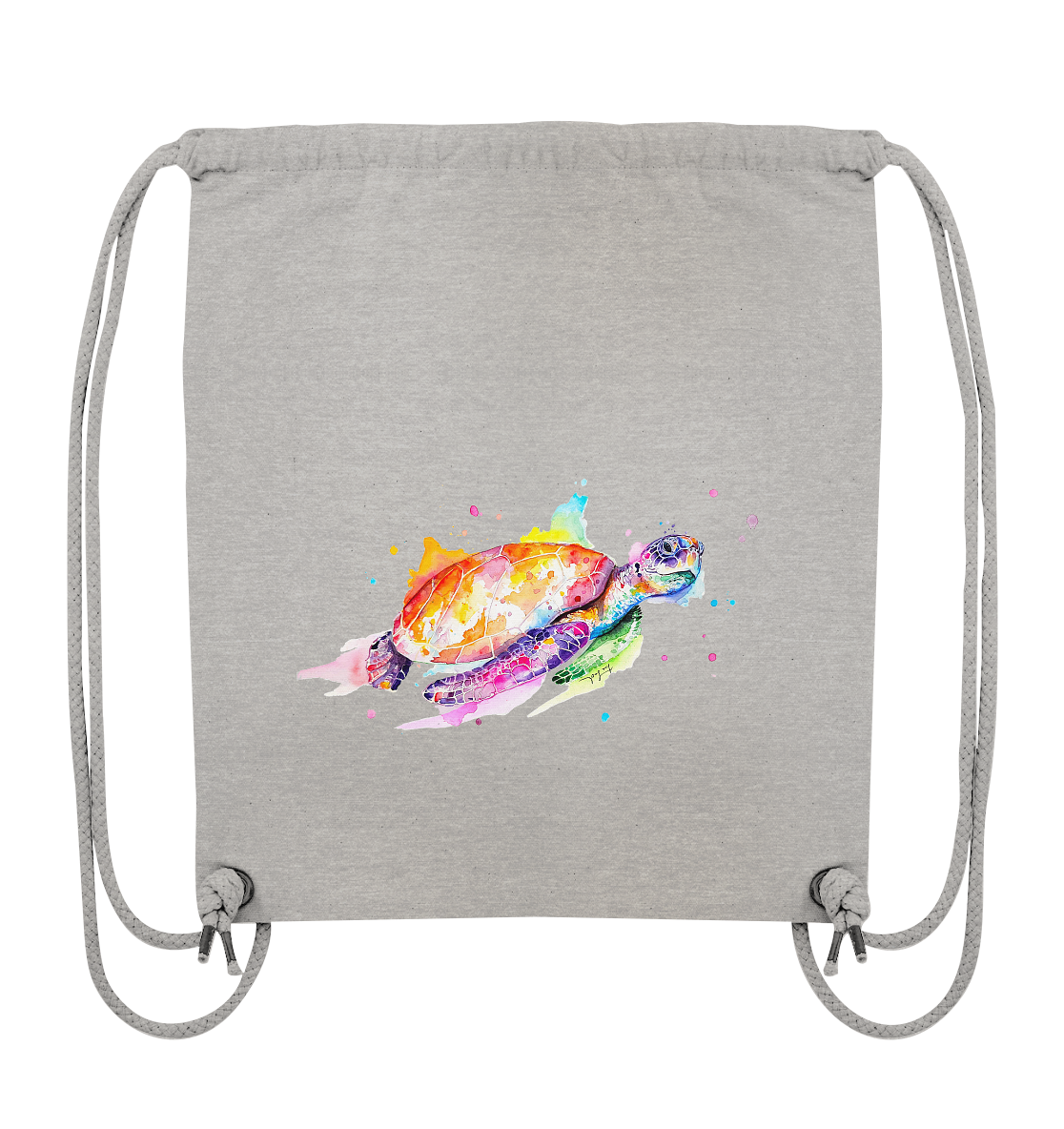 Bunte Meeresschildkröte - Organic Gym-Bag