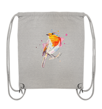 Lade das Bild in den Galerie-Viewer, Buntes Rotkehlchen - Organic Gym-Bag
