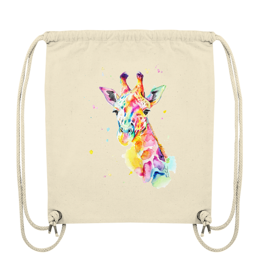 Bunte Giraffe - Organic Gym-Bag