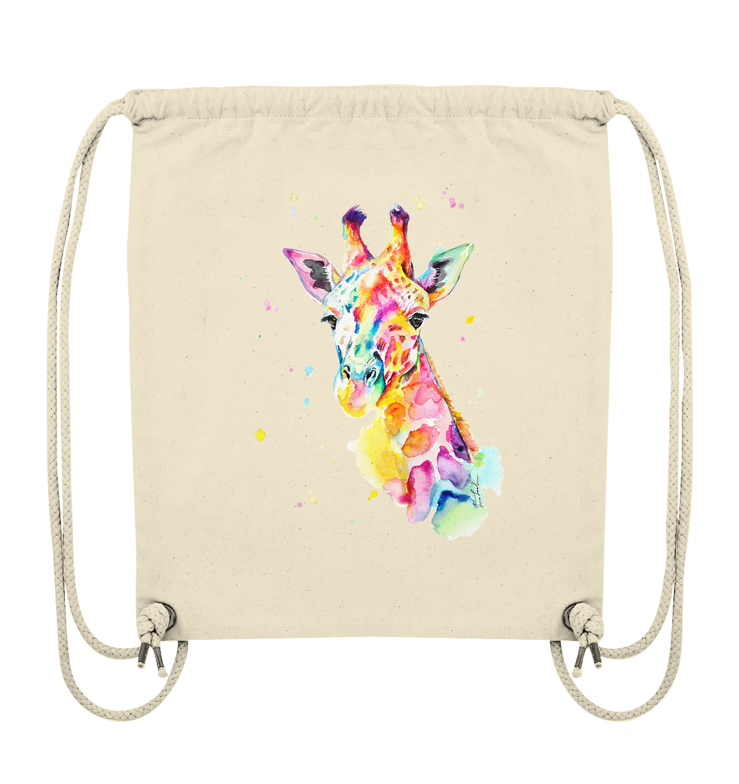 Bunte Giraffe - Organic Gym-Bag