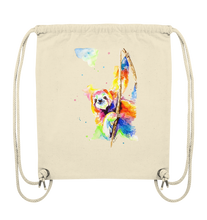 Lade das Bild in den Galerie-Viewer, Buntes Faultier - Organic Gym-Bag
