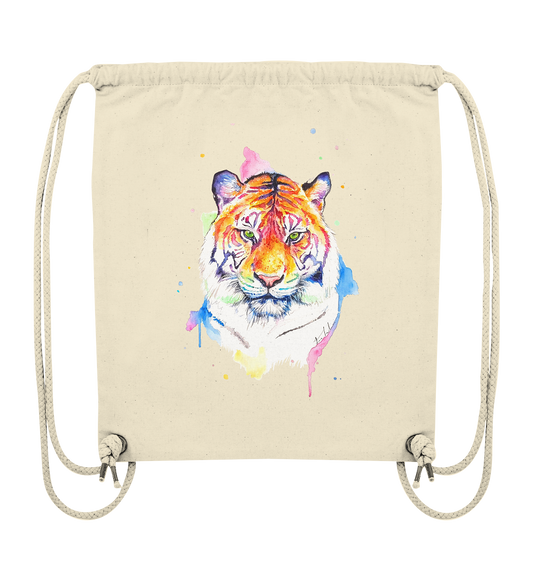 Bunter Tiger - Organic Gym-Bag