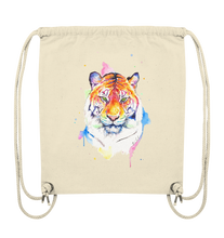 Lade das Bild in den Galerie-Viewer, Bunter Tiger - Organic Gym-Bag
