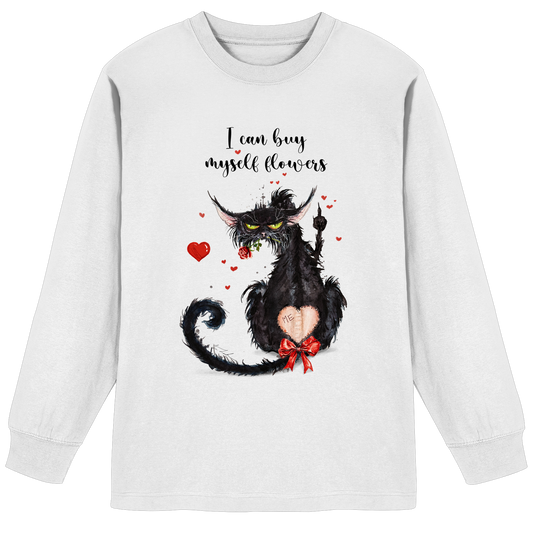 Feministische Valentins - F**U-Cat  - Organic Heavy Oversized Longsleeve T-Shirt